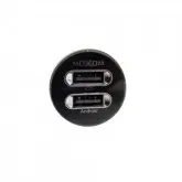 CARREGADOR PARA CARRO MOXOM KC-09 COM DUAS PORTAS USB IOS E ANDROID