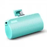 CARREGADOR PORTATIL MICRO USB QUANTA QTCPT6500 3000MAH 5V 1A - VERDE