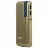 CARREGADOR PORTATIL SATELLITE USB 10.000MAH DOURADO