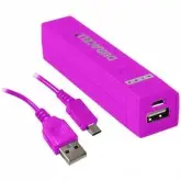 CARREGADOR USB DURACELL 2600 MAH LILAS
