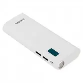 CARREGADOR USB PORTATIL PHILIPS DLP10016 10.000MAH / LED - BRANCO