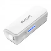 CARREGADOR USB PORTATIL PHILIPS DLP2600 2600MAH / 1 SAIDA - BRANCO