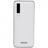 CARREGADOR USB PORTATIL PHILIPS DLP6006 11.000MAH / DISPLAY LED - BRANCO
