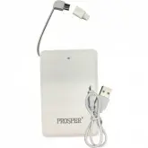 CARREGADOR USB PROSPER P-3307 BRANCO 8500MAH