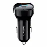 Carregador Veicular Acefast B4 66W Dual Port USB-A + Type-C - Preto