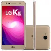 CELULAR LG K-10 POWER M320K 16GB / 4G / DUAL SIM / TELA 5.5equot; / CAMERAS 13MP E 5MP - DOURADO