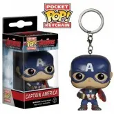 CHAVEIRO FUNKO POP KEYCHAIN CAPTAIN AMERICA
