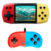 Console Game Boy F1 Plus 620 Jogos +1 Controle Extra - Amarelo