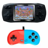 Console Game Boy F1 Plus 620 Jogos +1 Controle Extra - Preto