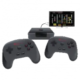 Console My Arcade Data East GameStation 300 Jogos - Preto