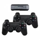 Console X2+ Game Stick 4K +10000 Jogos 2 Controles - Preto