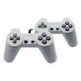Controle Polystation - Cinza (Sem Caixa)