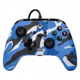 Controle PowerA Enhanced Wired para Xbox Series X|S - Blue Camo (PWA-A-02489)