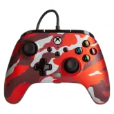 Controle PowerA Enhanced Wired para Xbox Series X / S - Red Camo (PWA-A-02492)