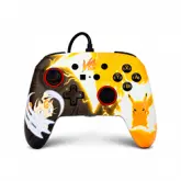 Controle PowerA Enhanced Wired Pikachu vs Meowth para Nintendo Switch - (PWA-A-00601)