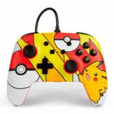 Controle PowerA Enhanced Wired Pokémon Pikachu Pop Art para Nintendo Switch - PWA-A-02506