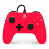 Controle PowerA Wired para Nintendo Switch - Red Raspberry (PWA-A-04871)