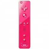 CONTROLE REMOTE + MOTION PLUS WII ROSA