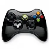 CONTROLE SEM FIO CHROME PRETO XBOX 360