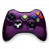 CONTROLE SEM FIO CHROME ROXO XBOX 360