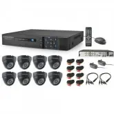 DRV GRAVADOR POWERPACK DVRCA-087 KIT 8 CAMERAS INDOOR