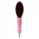 ESCOVA ELETRICA ALISADORA DE CABELO QUANTA QTEAE5800 ROSA