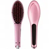 ESCOVA EL&xC9;TRICA ALISADORA DE CABELO IPRO BRUSH ROSA