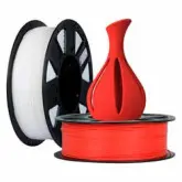 Filamento Creality En-Pla 1Kg 1.75Mm Para Impressora 3D - Branco E Vermelho (2 Unidades)
