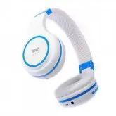 FONE BAK BLUETOOTH BK-345BT SD/MICROFONE-BRANCO/AZUL