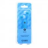 FONE DE OUVIDO COBY CE-101 COM MICROFONE AZUL