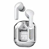 Fone de Ouvido Yookie ES35 TWS Wireless - Branco Transparente