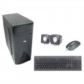 GABINETE MTEK D099B COM KIT TECLADO / MOUSE / SPEAKER - PRETO
