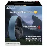 HEADSET GOLD UNCHARTED 4 EDITION PS4