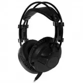 HEADSET SATELLITE AE-329 / COM MICROFONE / GAMING - PRETO E CINZA