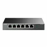 Hub Switch Tp-Link Tl-Sf1006P 6 Portas Gigabit 4Poe 100Mbps - Cinza