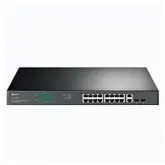 Hub Switch Tp-Link Tl-Sg1428Pe 28 Portas Gigabit 24Poe+2Sfp 1000Mbps - Cinza