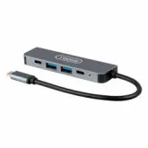 Hub Switch Yookie Hub-01 5 Portas - Cinza