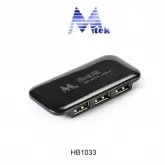 HUB USB 4P MTEK HB1033 2.0 PRETO