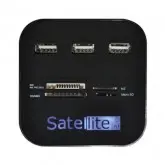 Hub Usb Satellite + Leitor De Memória A-Hub07