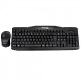 KIT TECLADO E MOUSE ECOPOWER EP-K608 WIRELESS / ESPANHOL - PRETO