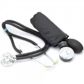 MEDIDOR DE PRESSAO MORE FITNESS MF-225 + ESTETOSCOPIO - PRETO