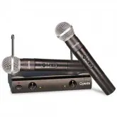 MICROFONE WIRELESS PROFISSIONAL QUANTA QTMIC103 BIVOLT - PRETO