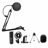 Microfono Profissional Satellite A-MK36 Podcast - Preto