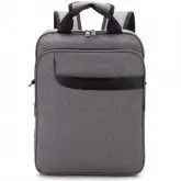 MOCHILA PARA NOTEBOOK QUANTA QTMNB04 15.6equot; - PRETO E CINZA