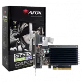 Placa de Vídeo Afox NVIDIA GeForce GT-730 1GB DDR3 - AF730-1024D3L3-V3