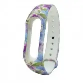 PULSEIRA PARA RELOGIO XIAOMI FLORIDO ROSA E AZUL