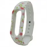PULSEIRA PARA RELOGIO XIAOMI FLORIDO ROSA E VERDE