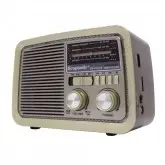 RADIO ECOPOWER EP-F121B BLUETOOTH / USB / CARTAO SD / AM E FM - VERMELHO	E PRETO