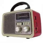 RADIO ECOPOWER EP-F121B BLUETOOTH / USB / CARTAO SD / AM E FM - VERMELHO