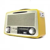 RADIO ECOPOWER EP-F215B BLUETOOTH / USB / AM E FM - PRETO E DOURADO